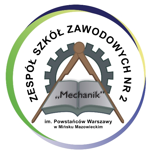 Logo Zespół Szkół Zawodowych nr 2 w Mińsku Mazowieckim