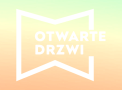 Znak graficzny i tekst "OTWARTE DRZWI"