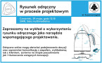 Tekst i grafika ze stylizowanym urządzeniem na biało-niebieskim tle